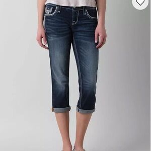 Rock Revival Sukara Stretch Cropped Jean Size 29